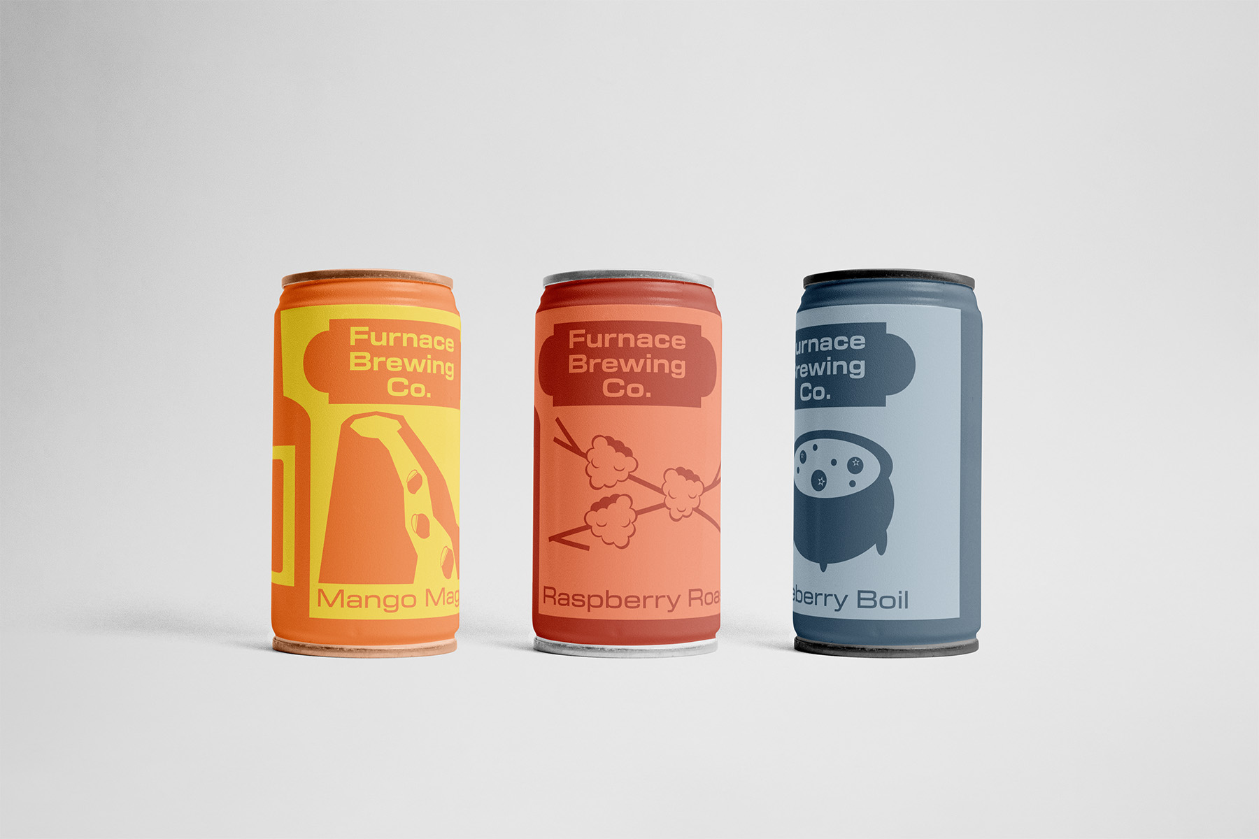 Three Metal Cans Mockups